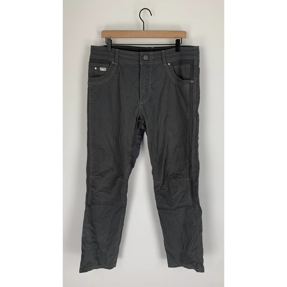 Kuhl Radikl Pants Mens Size 36x32 Carbon Grey Outdoor UPF Hiking Flawed - Picture 4 of 12
